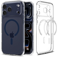 Mbështjellëse telefoni Spigen Ultra Hybrid MagSafe, për iPhone 17 Pro Max, transparente blu e thellë