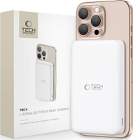 Powerbank Tech-Protect PB24 LifeMag QI2 MagSafe, 10000mAh, 15W wireless, i bardhë