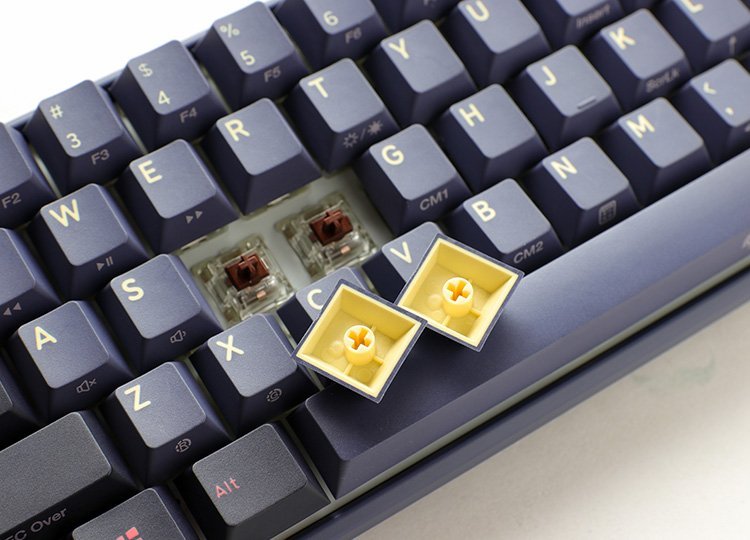 Tastierë gaming Ducky One 3 Mini, RGB LED, MX Blue, blu kozmike