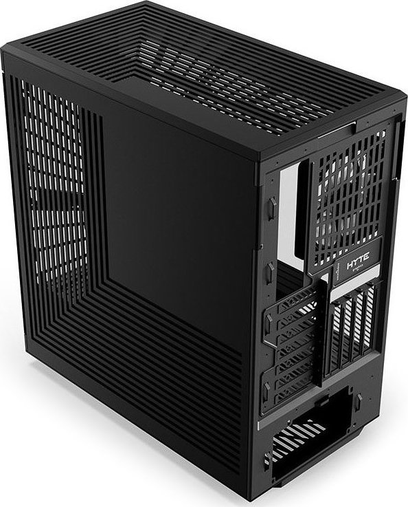 Kasë Hyte Y40, e zezë, Midi Tower