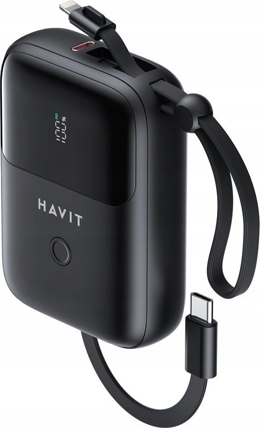 Powerbank Havit PB5215, 10000mAh, PD22.5W, i zi