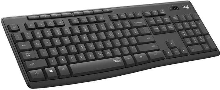 Set (tastierë + maus) Logitech MK295 Silent, i zi