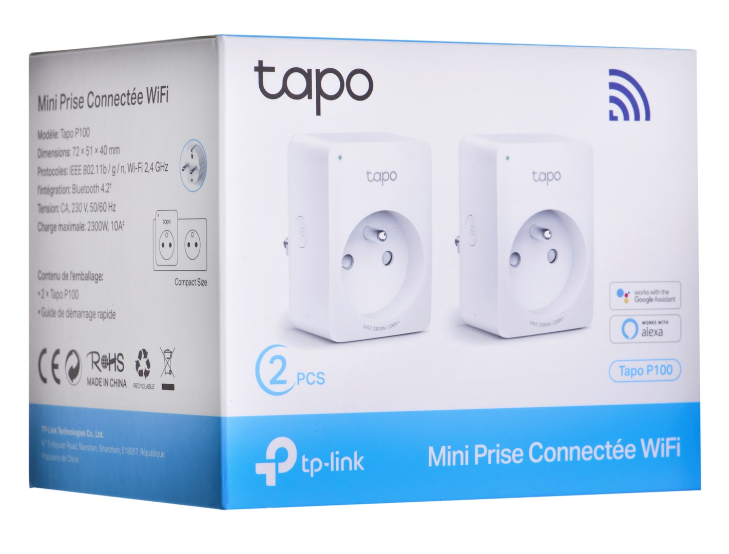 Prizë smart Mini Tapo Wi-Fi, 2 copë