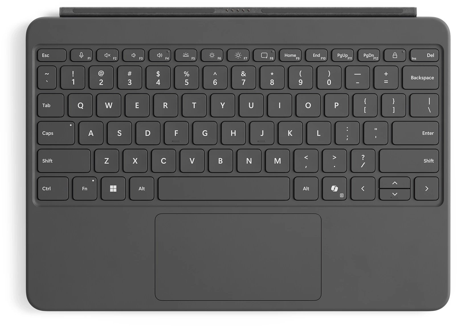 Tastierë Microsoft Surface Pro 12", QWERTY, me ndriçim, e zezë