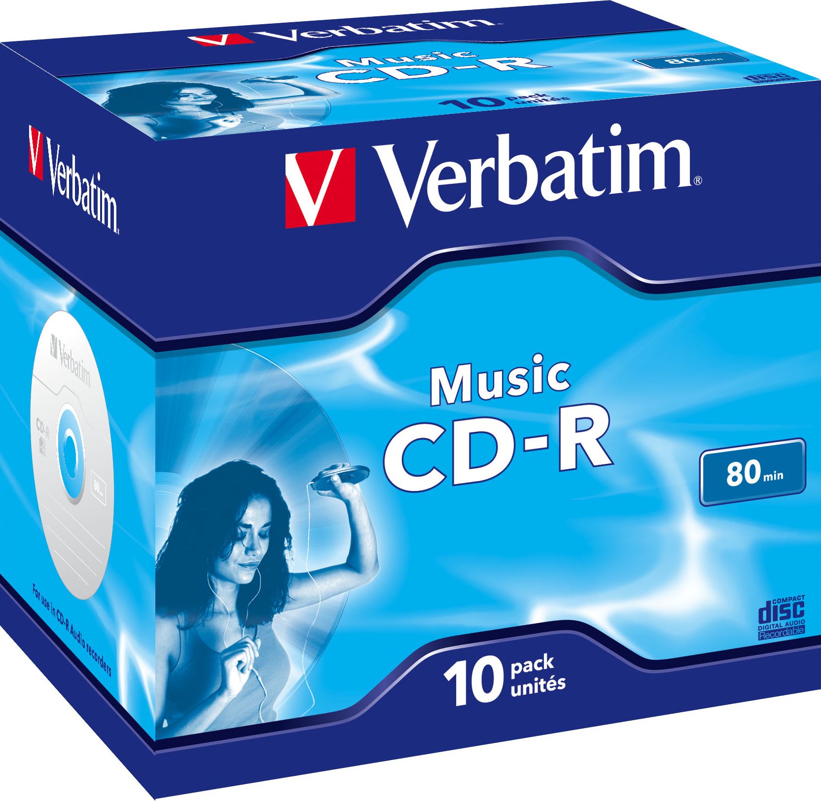 CD Verbatim CD-R, 700MB, 10 copë