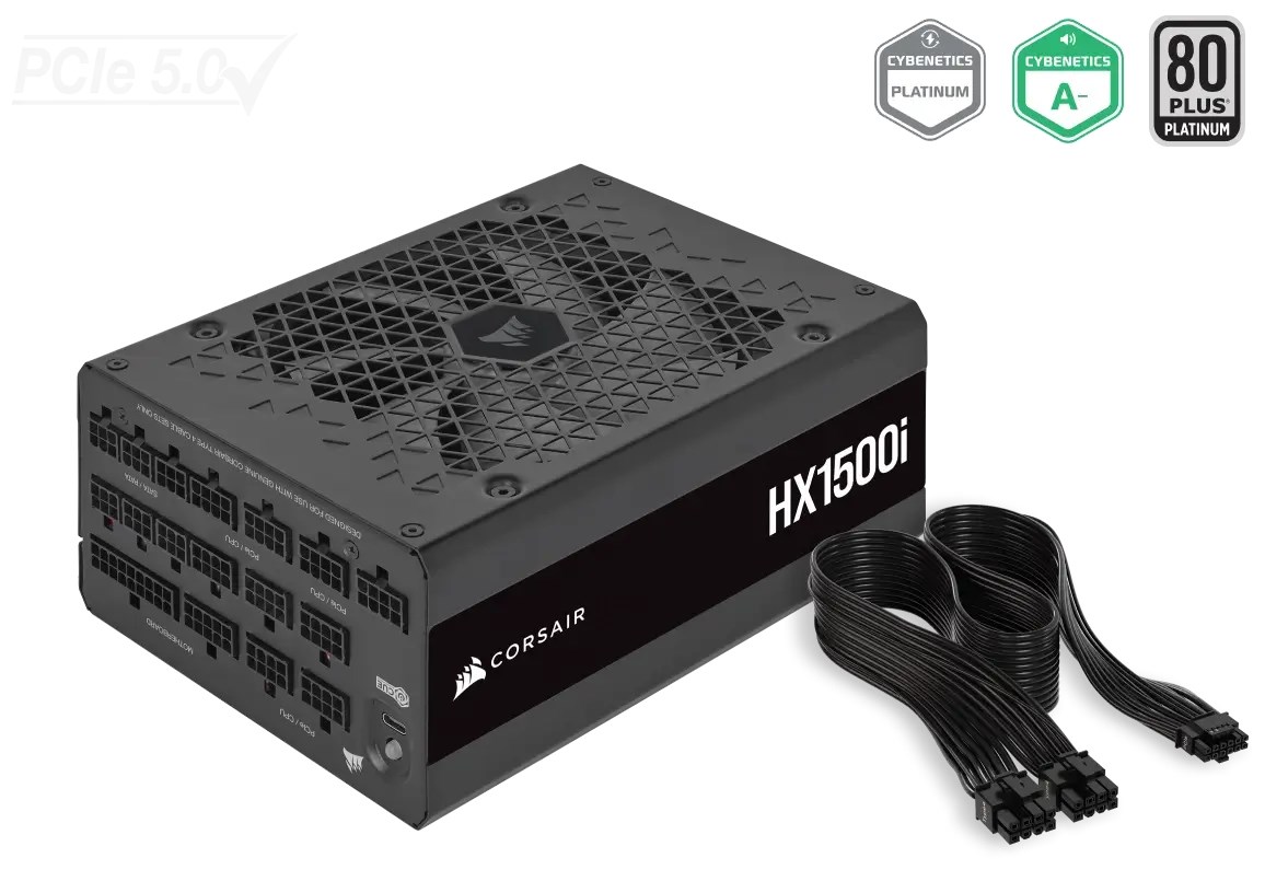 Burim energjie Corsair HX1500i, 24-pin ATX, 1500 W