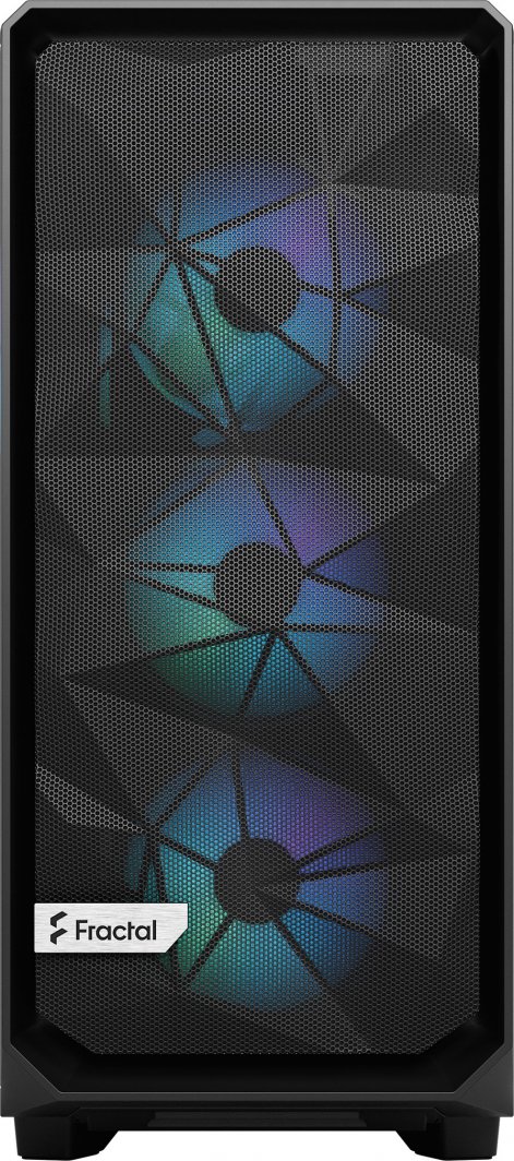 Kasë Fractal Design Meshify 2 Compact RGB, e zezë, Midi Tower