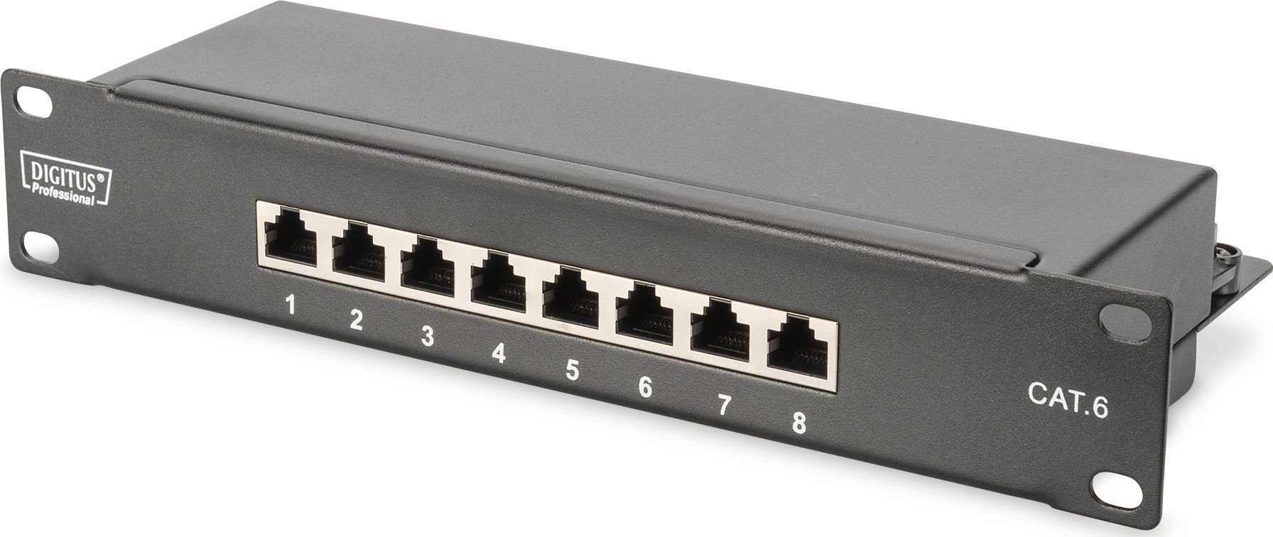 Kabinet rrjeti muror Digitus DN-10-SET-3-B, 10", 12U, i zi