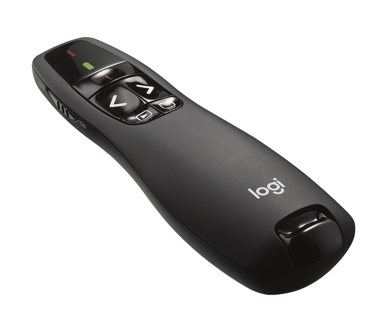 Telekomandë prezantimi Logitech R400, laser i kuq, e zezë