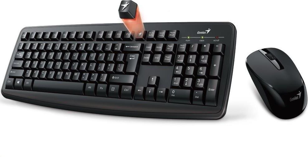 Set tastierë + maus Genius Smart KM-8100, EN, i zi
