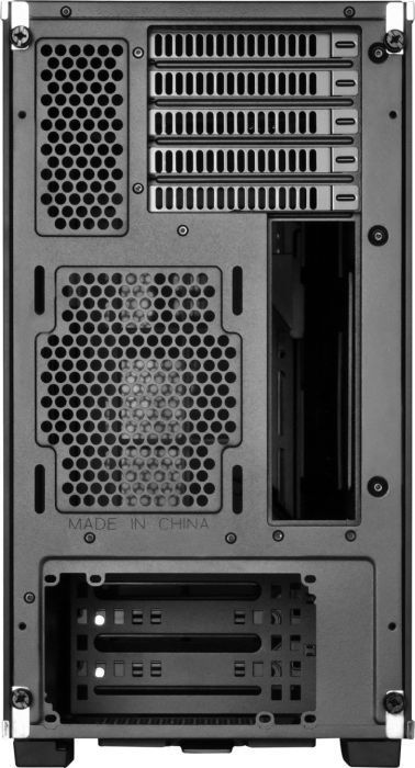 Kasë SilverStone LD01, e zezë, Mini Tower