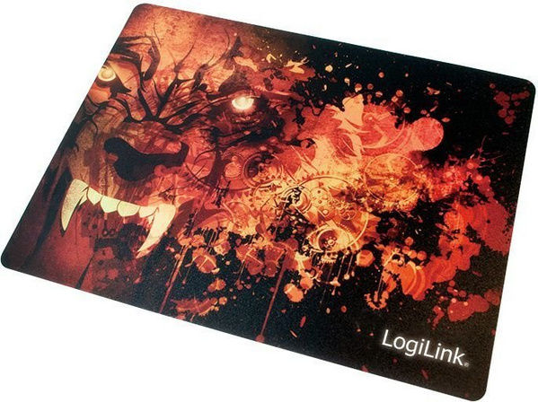 MausPad LogiLink Ultra, M, e zezë
