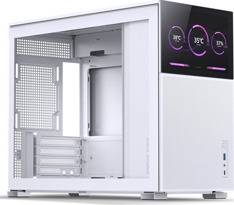 Kasë Jonsbo D31 Mesh Screen, e bardhë, Mini Tower