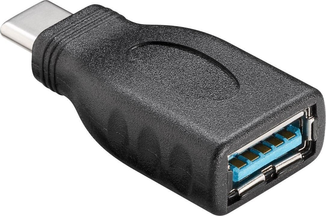 Adapter Goobay 45395 USB C në USB A, konvertues portash, i zi