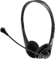 Kufje me mikrofon Equip USB, stereo, kabllo 1.8m, të zeza