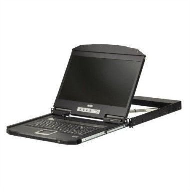 KVM конзола Aten CL3700, 18.5\", Full HD, црна