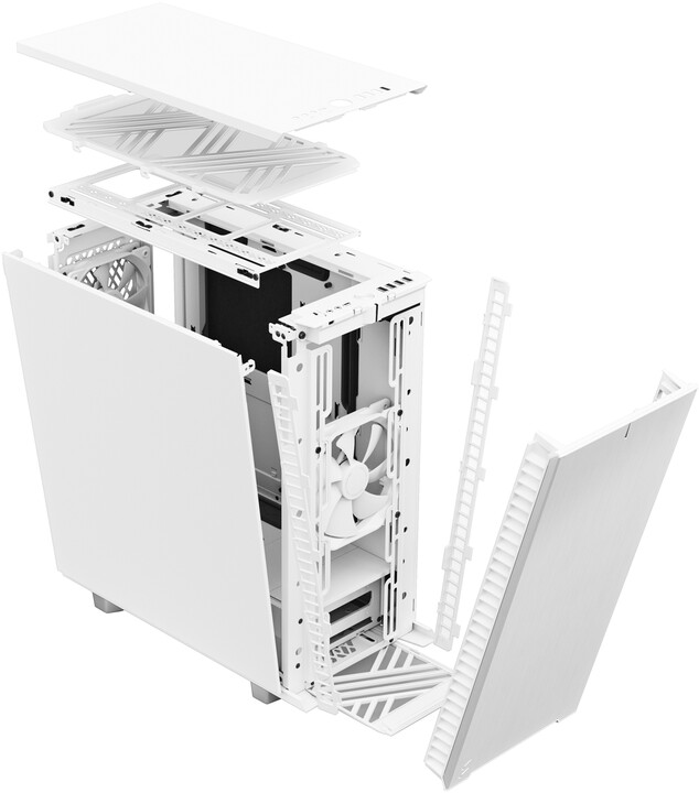 Fractal Design Define 7 Compact, бела