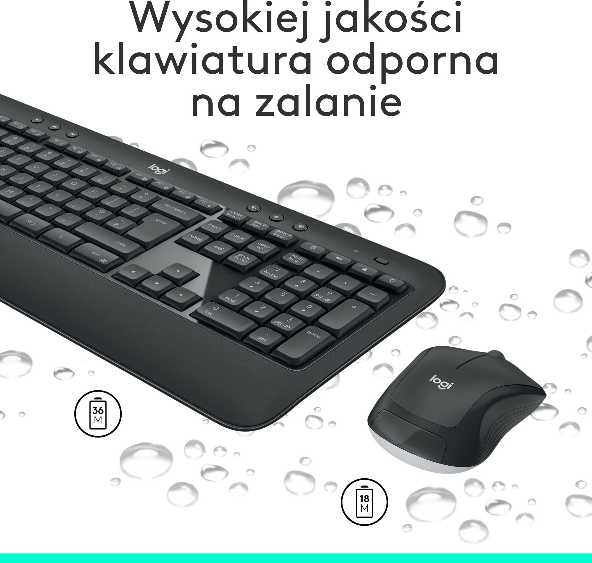 Set tastierë dhe maus me kamerë Logitech MK540 Advanced US dhe Brio 100, wireless, Full HD 1080p, i zi