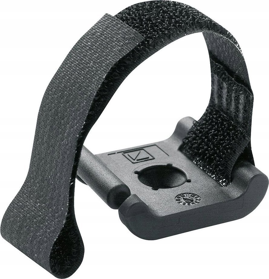 Organizues kabllosh muri Vivolink PROFIX, me shirit velcro, për vidhosje, i zi