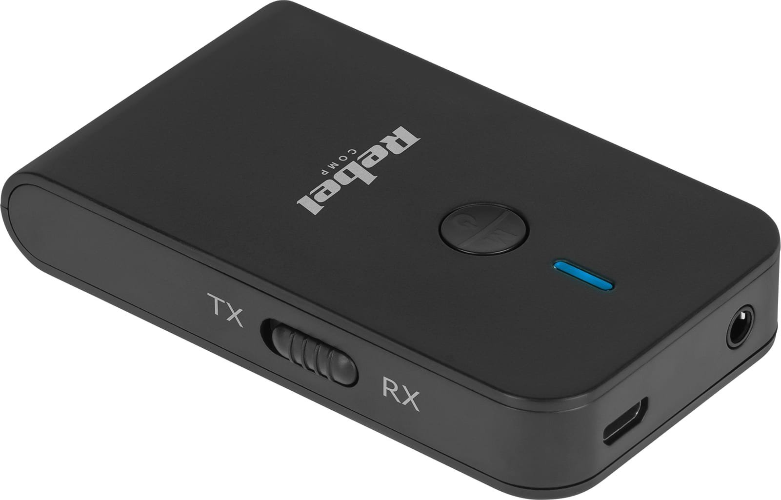 Bluetooth аудио приемник Rebel B10, Bluetooth 5.0, 10m, црна