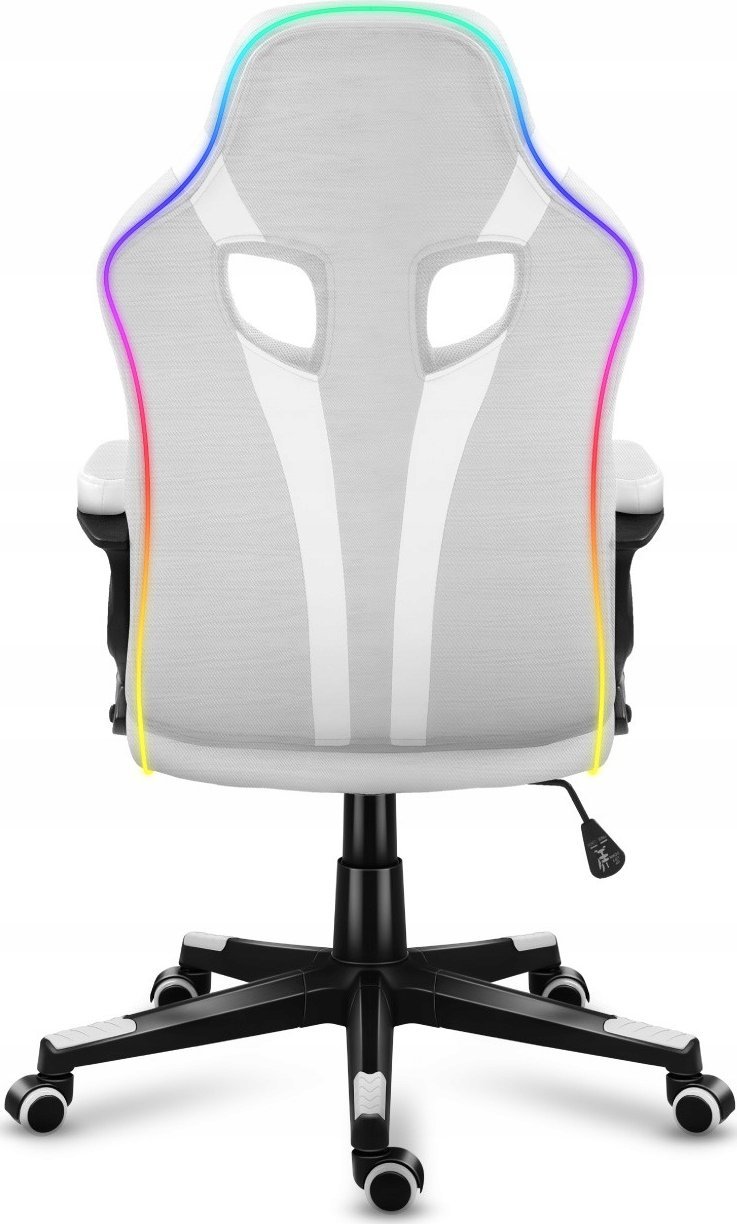 Karrige gaming Huzaro Force 2.5 RGB, rrjetë WHITE Mesh, e bardhë