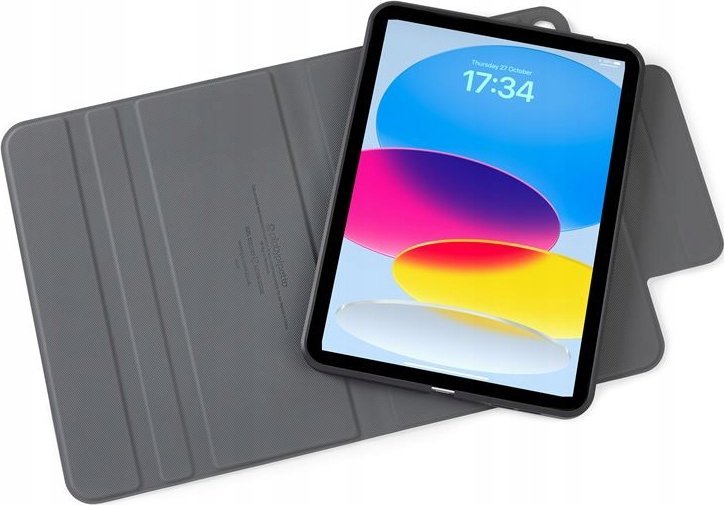 Mbulesë tabletë Pipetto iPad 10.9 Rotating Folio, gjenerata e 10, funksion rrotullues, e zezë