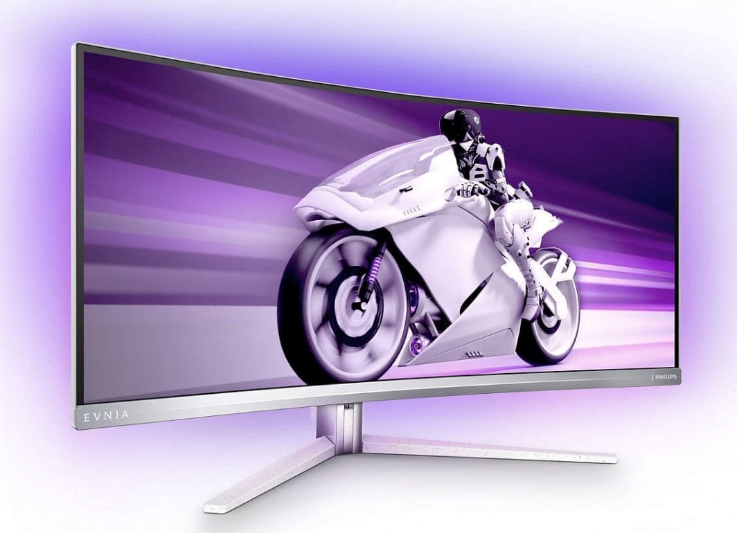 Monitor Philips Evnia OLED 34M2C8600/00, 34", UWQHD, i bardhë