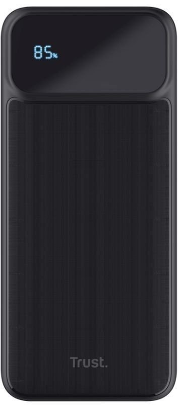 Пренослив полнач Trust Avala 10000mAh, 20W PD, со LED екран, црн