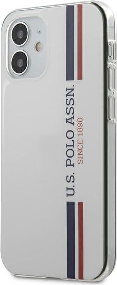 Mbrojtëse US Polo Assn për iPhone 12 Mini, e bardhë