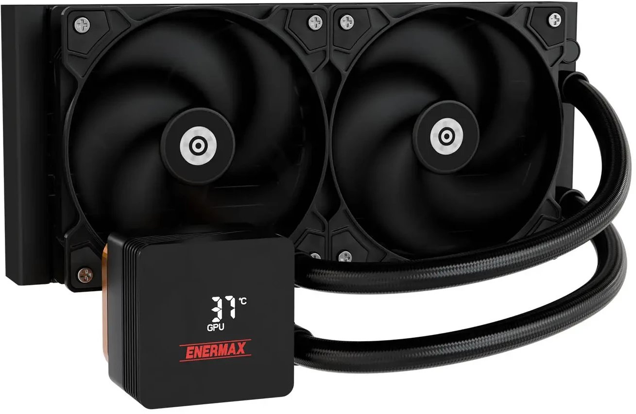 Ftohës uji për CPU Enermax LIQMAX IV 240mm, kompatibil me AM5 dhe LGA1851, i zi
