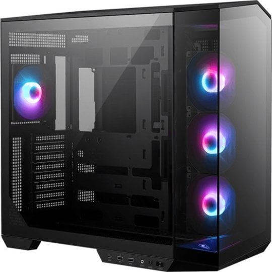 Kuti PC MSI MAG Pano 100R PZ, MIDI Tower, xham i temperuar, e zezë