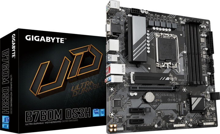 Pllakë amë GIGABYTE B760M DS3H - Intel B760