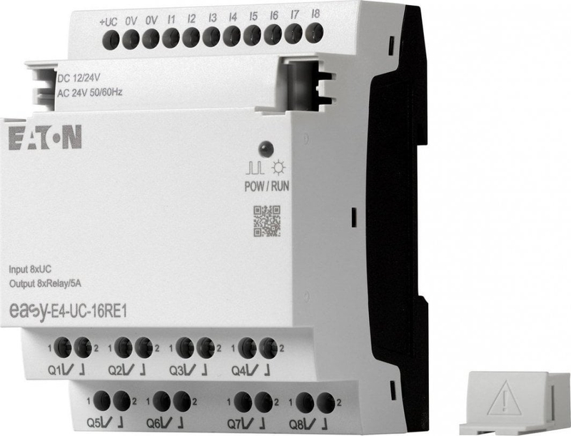 Kontrollues PLC Eaton EASY E4 UC 16RE1, 16 hyrje daljet, kompakt