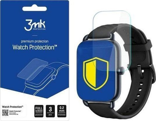 Folie mbrojtëse ekrani 3MK ARC Watch, për OnePlus Nord Watch, transparente