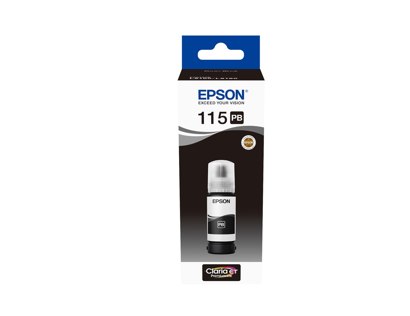 Ngjyrë për printer Epson 115 EcoTank, 70ml, 6200 faqe, e zezë