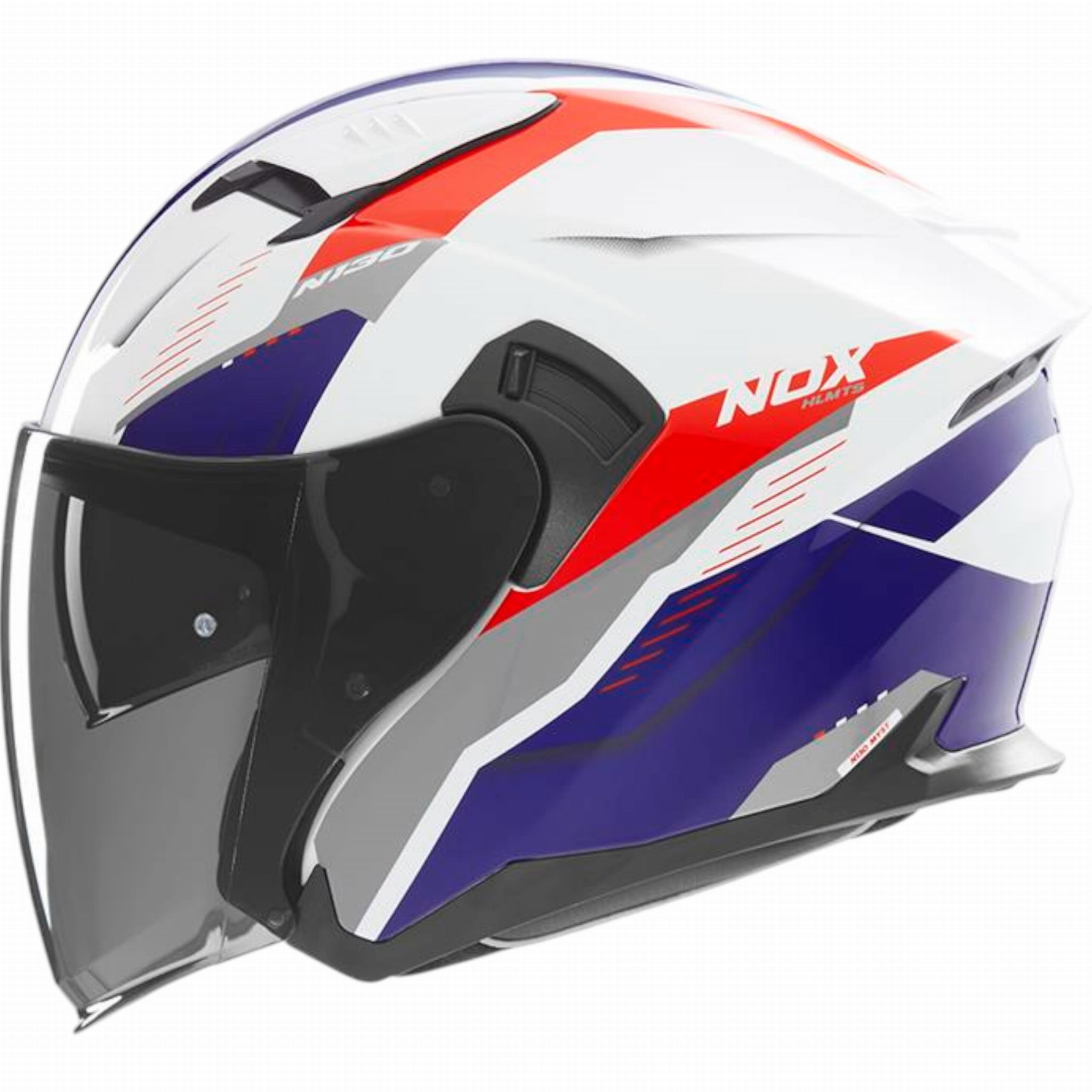 Helmetë moto Nox N130, madhësia M, e zezë