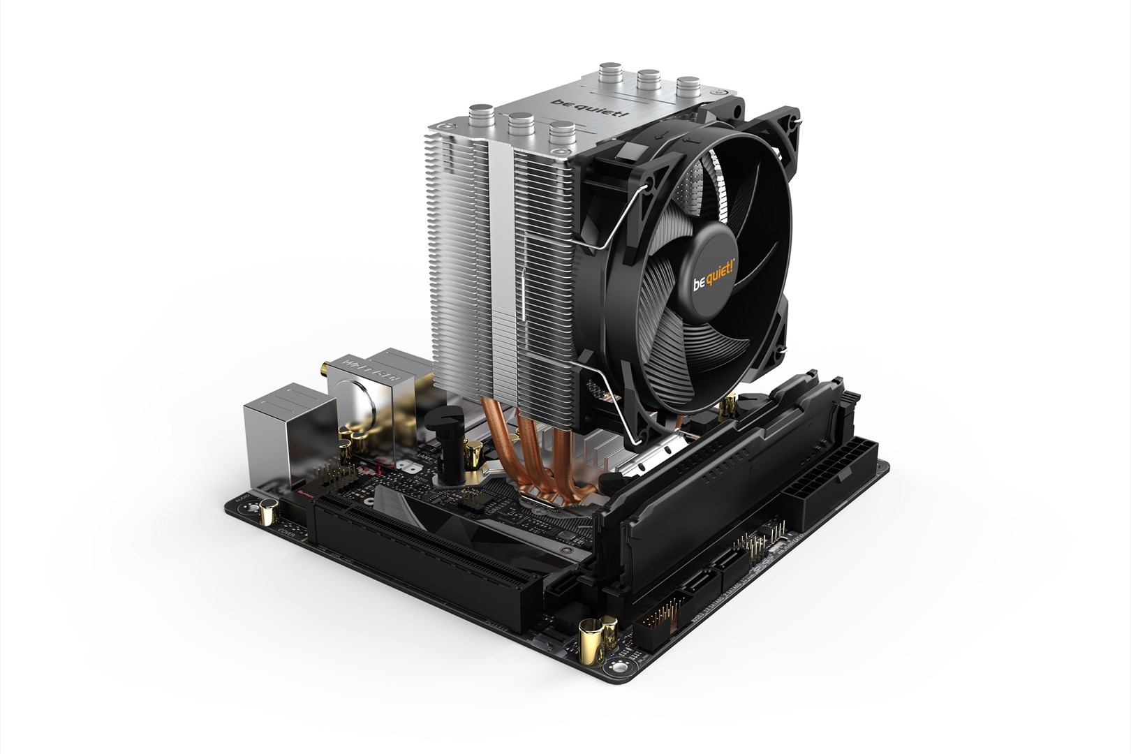 Ftohës për procesor be quiet! Pure Rock Slim 2, 92mm, 130W TDP, i zi