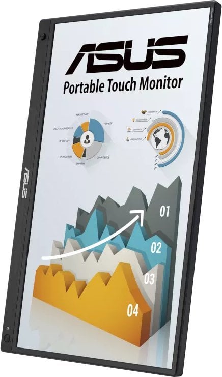 Monitor portativ Asus ZenScreen Touch MB16AMTR, FullHD, 15.6", 60Hz, i zi