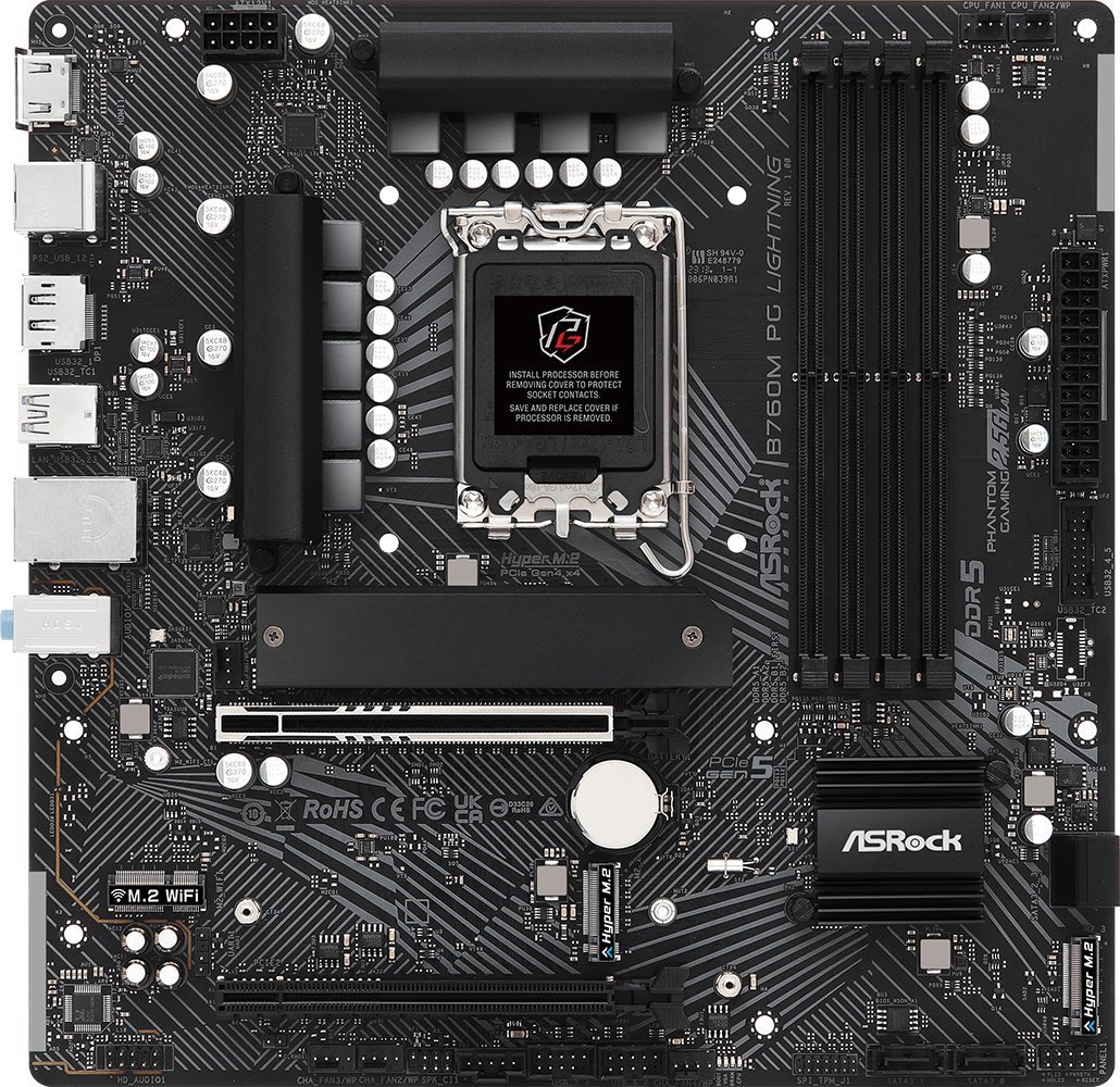 Pllakë amë ASRock B760M PG LIGHTNING