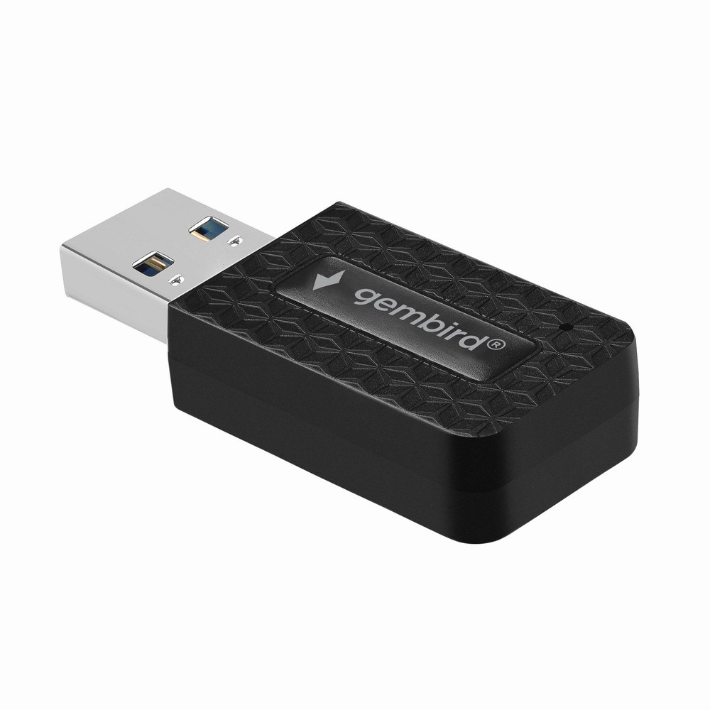 Përshtatës Wi-Fi Gembird WNP-UA1300-03, USB 3.0, AC1300, i zi