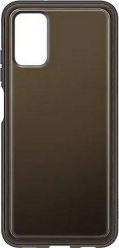 Këllëf telefoni Samsung Galaxy A03s EF-QA038TB, TPU, transparent, i zi