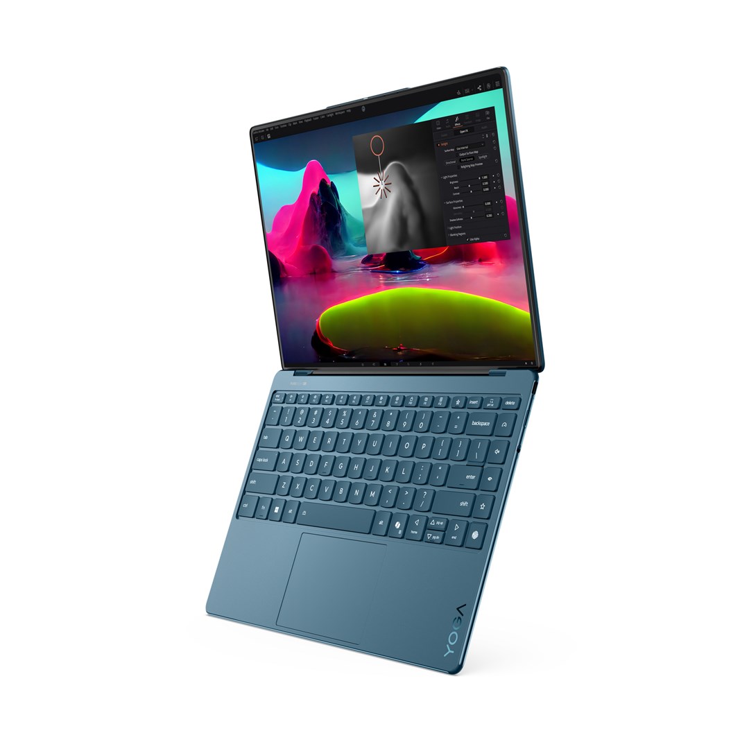 Laptop Lenovo Yoga Slim 9 14ILL10, 14", Intel Core Ultra 7 258V, Touchscreen WQUXGA, 32 GB LPDDR5x-SDRAM, 1 TB SSD, Teal 2