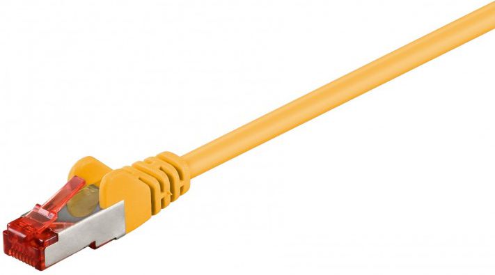 Kabllo interneti Wentronic Goobay Patchcord, CAT6, S/FTP, 3m, e verdhë