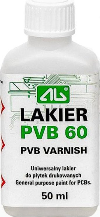 Llak mbrojtës AG TermoPasty PVB 60, 50ml, me furçë, transparent
