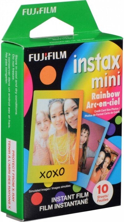 Film fotografik FujiFilm Instax mini Rainbow, 10 copë