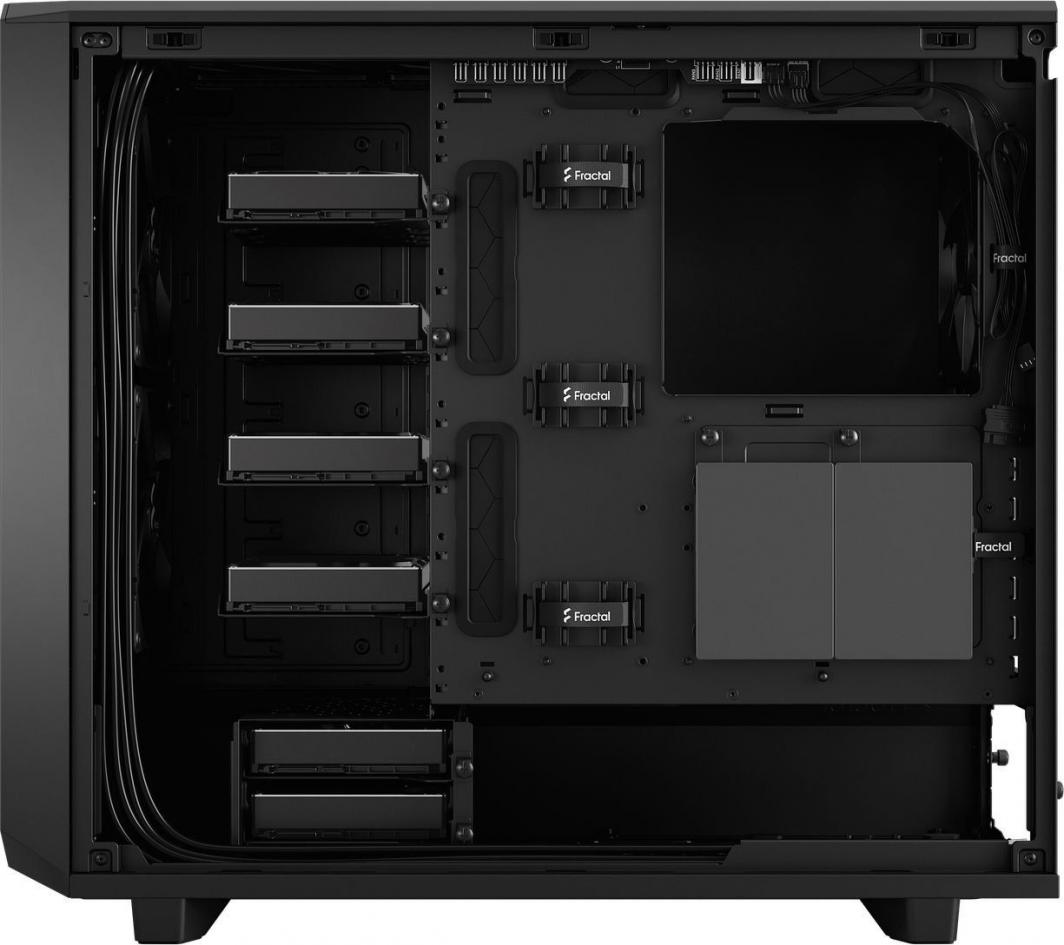 Kasë Fractal Design Meshify 2 Solid, e zezë, Midi Tower
