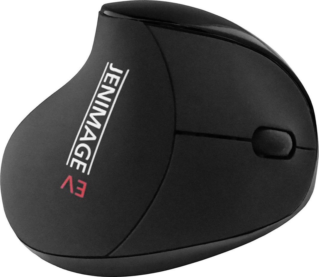 Maus vertikal Jenimage Wireless, ergonomik, 1600 DPI, i zi
