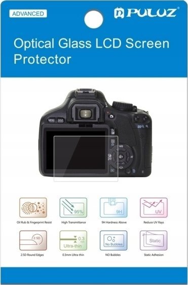 Заштитно стакло Puluz Tempered Glass за Sony Alpha 9 III A9 III, заштитно калено стакло 9H, проѕирно