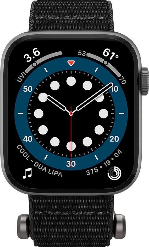 Rrip ore Spigen DuraPro Flex për Apple Watch 4 5 6 7 SE 44 45mm, i zi