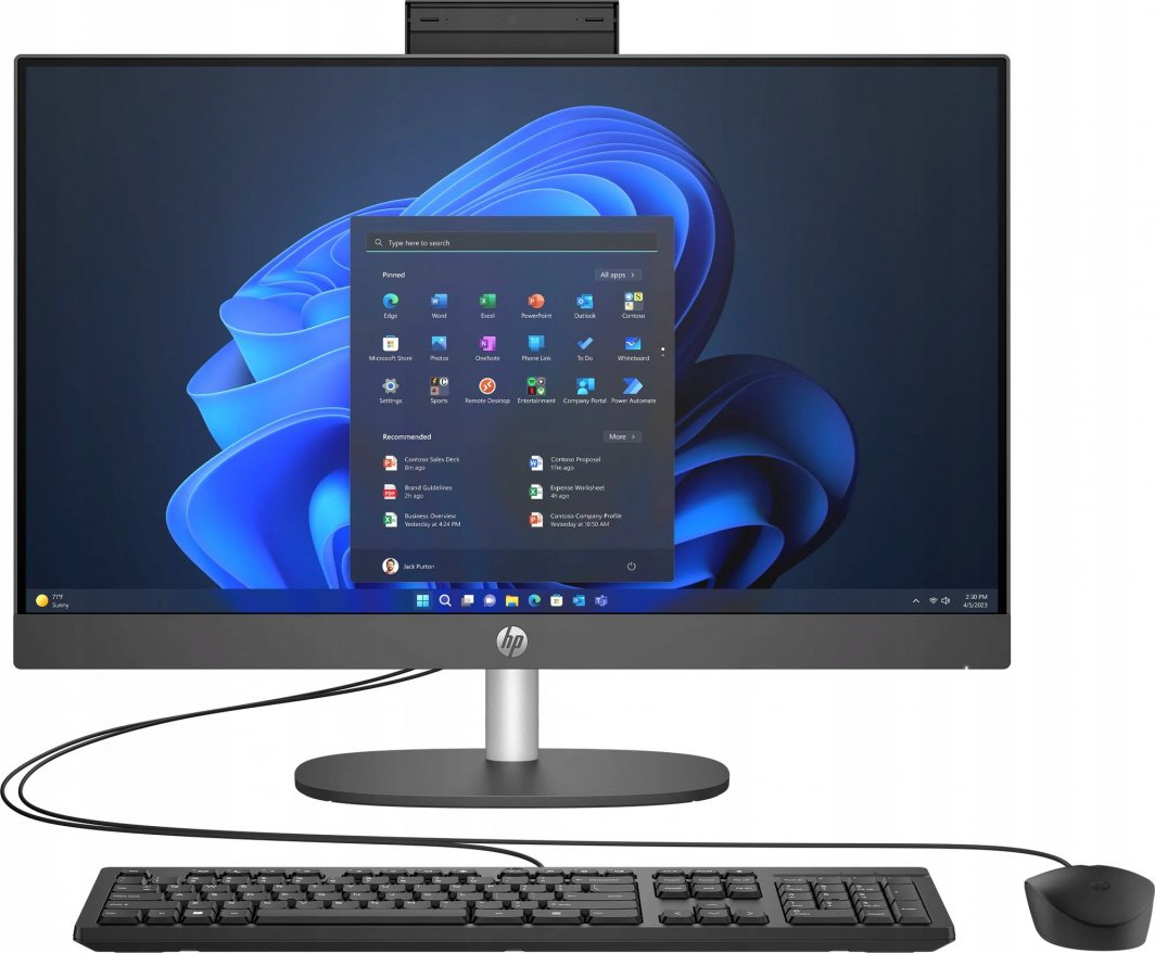 Kompjuter HP AIO 240 G10, 24", Full HD, Intel Core i5-1335U, 16GB RAM, 512GB SSD, Intel Iris Xe, i zi